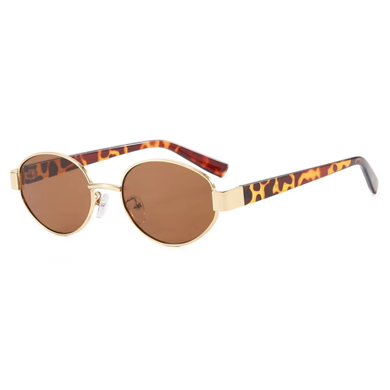 Vintage OldMetal Oval Sunglasses