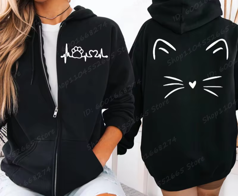 Women Zipper Hoodies