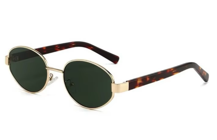 Vintage OldMetal Oval Sunglasses