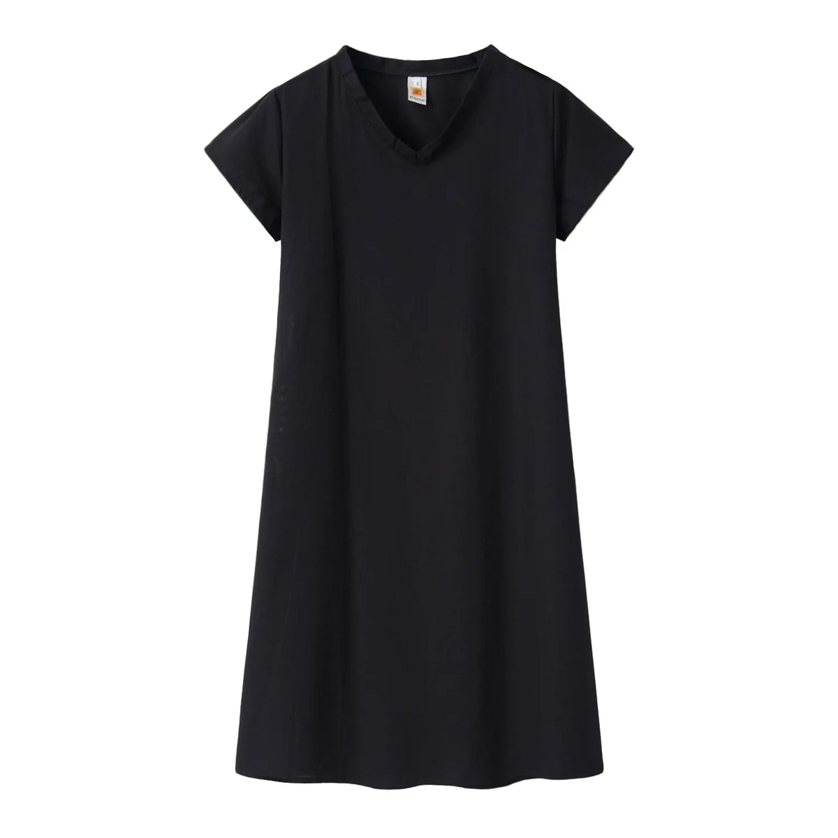 Short Sleeve V-Neck Dress