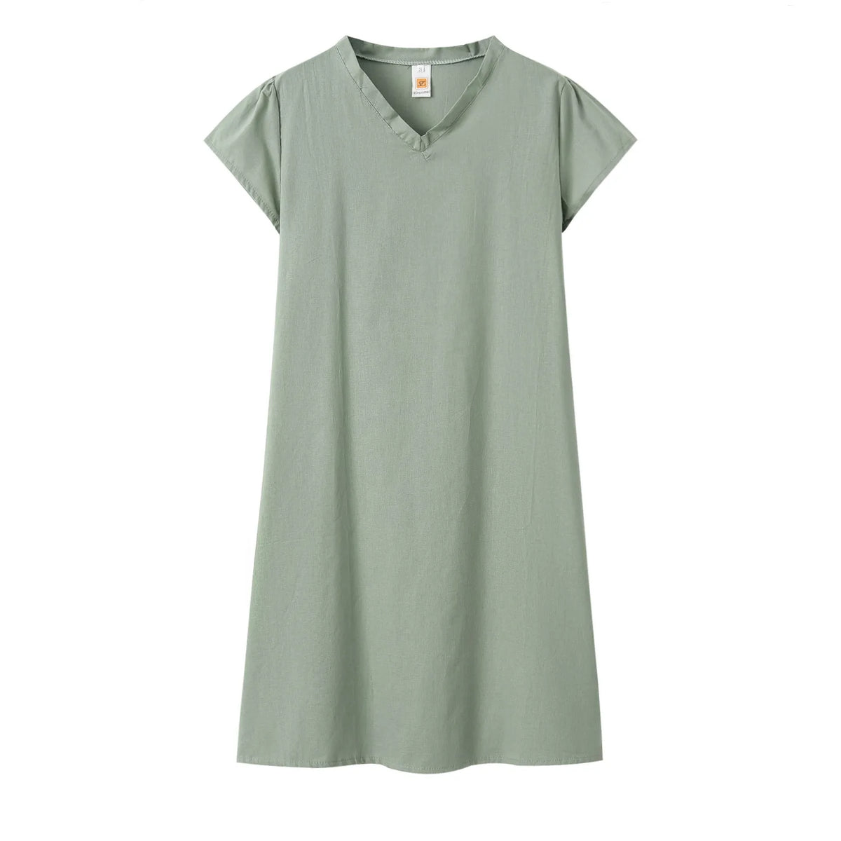 Short Sleeve V-Neck Dress