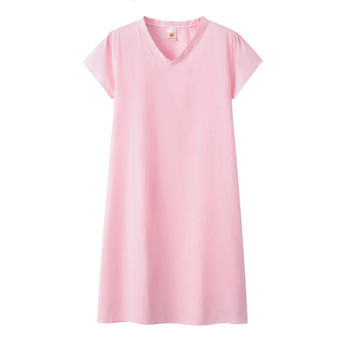 Short Sleeve V-Neck Dress