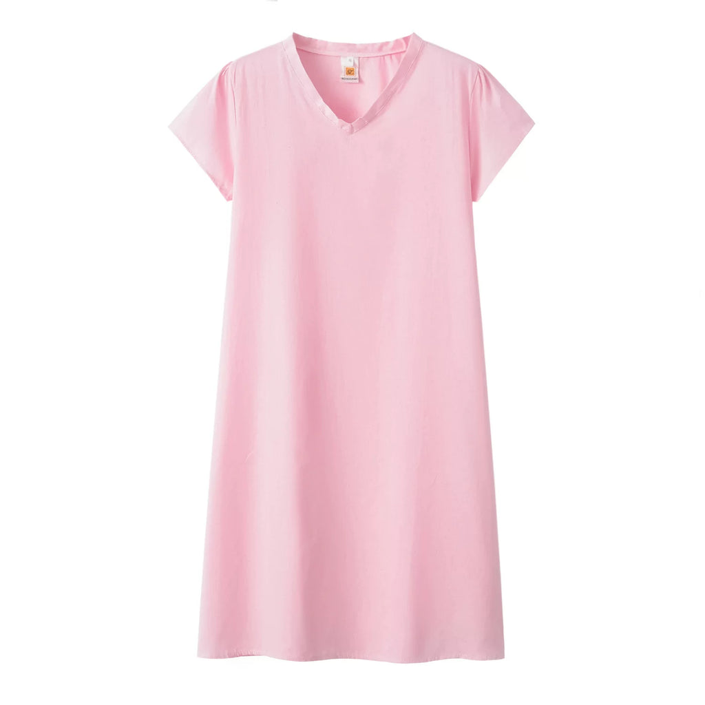 Short Sleeve V-Neck Dress