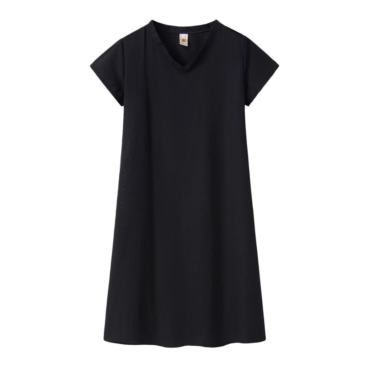 Short Sleeve V-Neck Dress