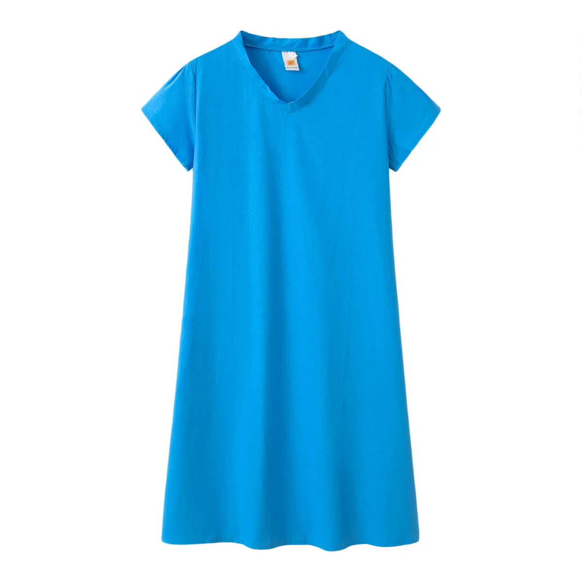 Short Sleeve V-Neck Dress