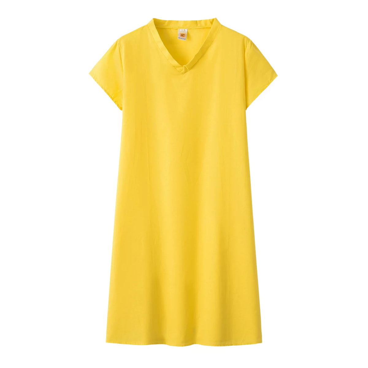Short Sleeve V-Neck Dress