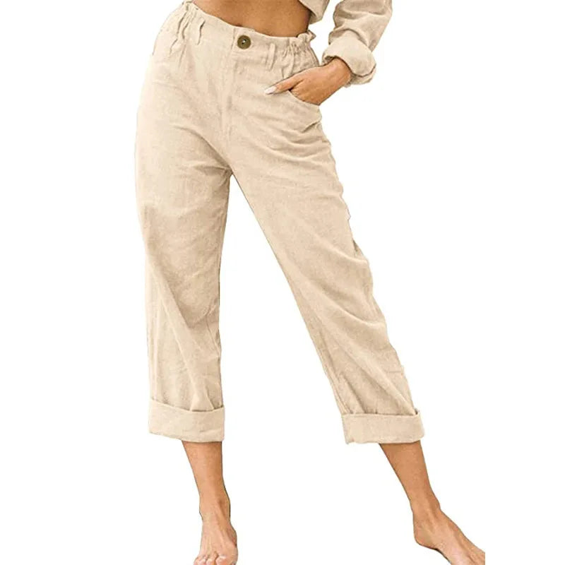 Linen Blend Pants