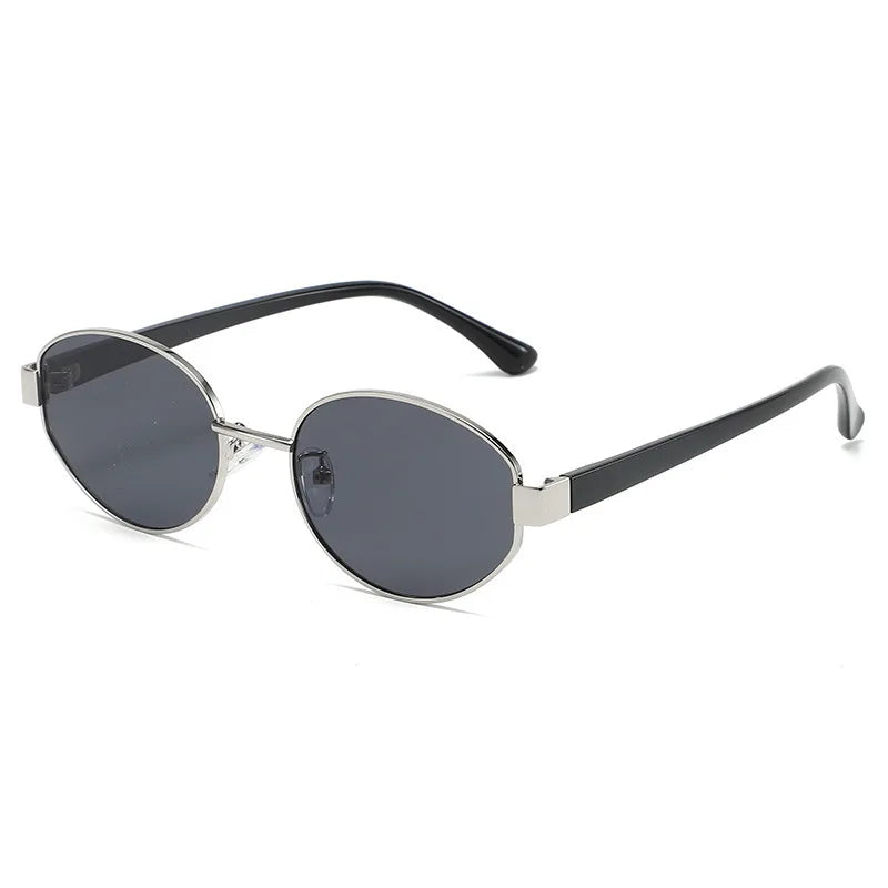 Vintage OldMetal Oval Sunglasses