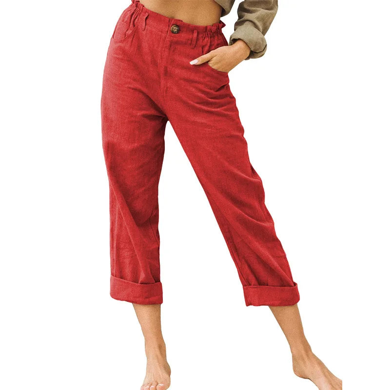 Linen Blend Pants