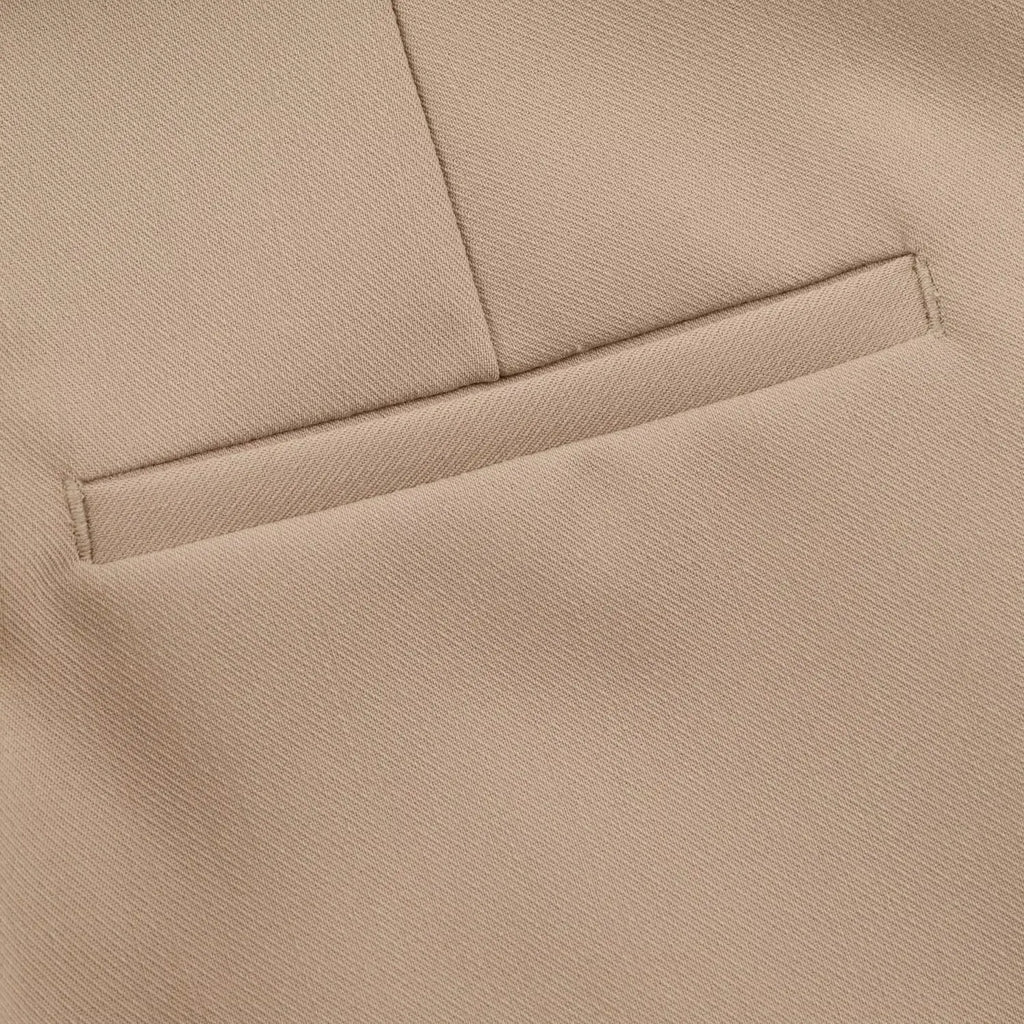 BSAY Women Solid Color Wide Leg Pants High Waist Turn Up Cuff Hem With Metal Buckle Belt Elegant Commuter Casual Long Trousers
