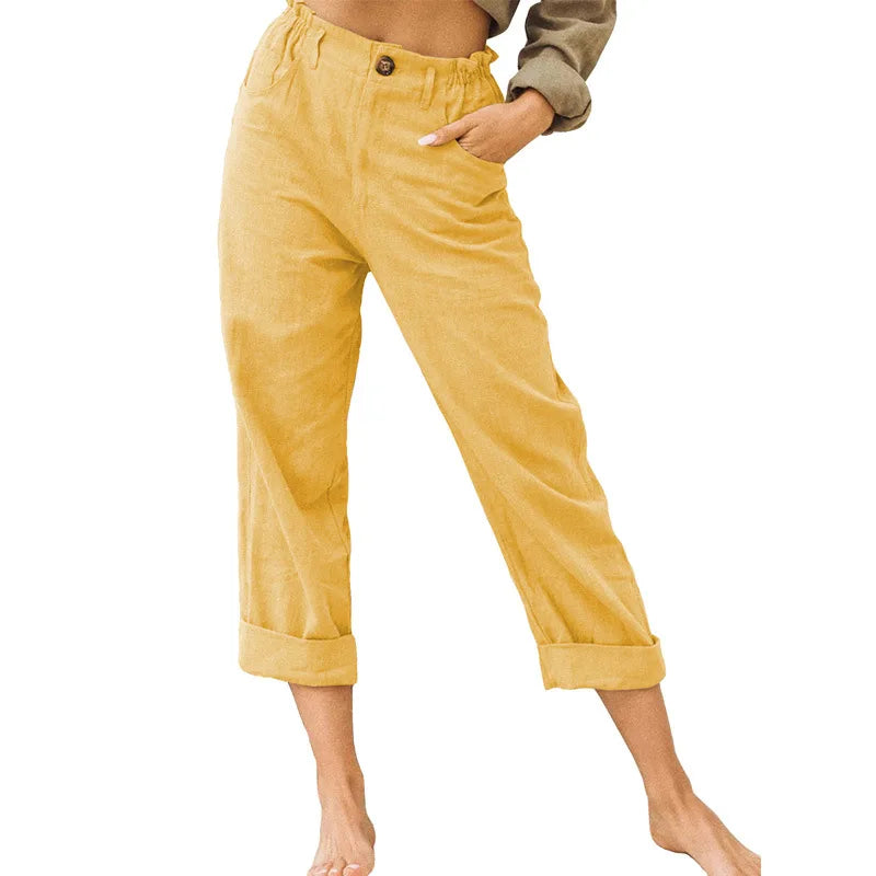 Linen Blend Pants