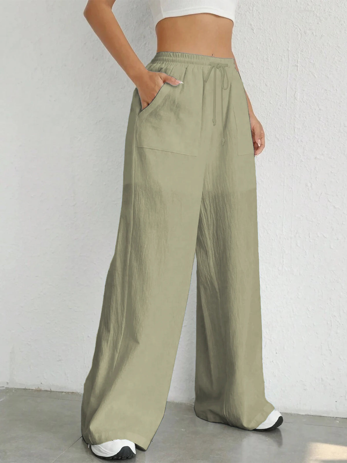 loose linen pants