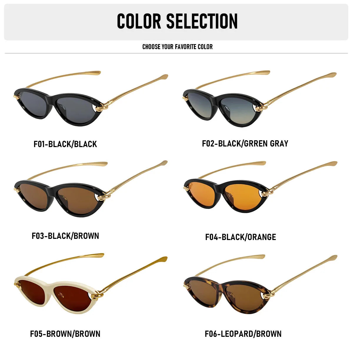 Trendy Cat Eye Sunglasses