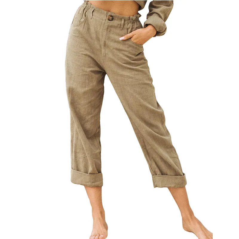 Linen Blend Pants