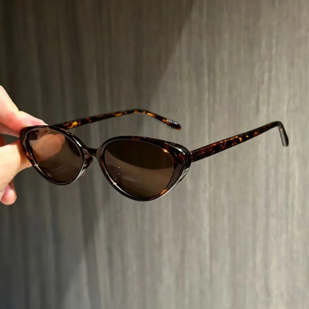 Vintage Small Cat Eye Sunglasses Women Fashion Punk Oval Sun Glasses Man Shades Sexy Retro Brand Eyewear UV400