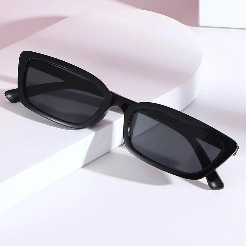 Cat Eye Sunglasses Women Vintage Brand Designer Sun Glasses Small Frames Shades Retro Ladies Cateye Sunglass UV400