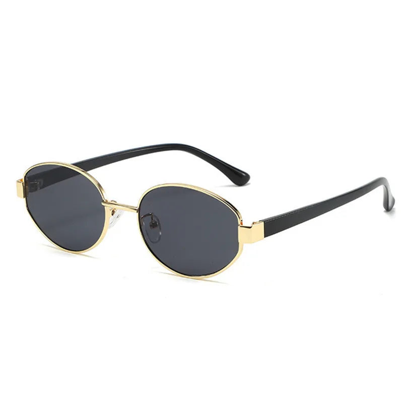 Vintage OldMetal Oval Sunglasses