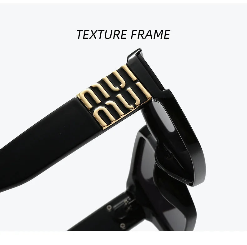Fashion MM Designer Sunglasses for Women and Men Stylish Square Luxury Glasses Unisex Trend Vintage Shades UV400