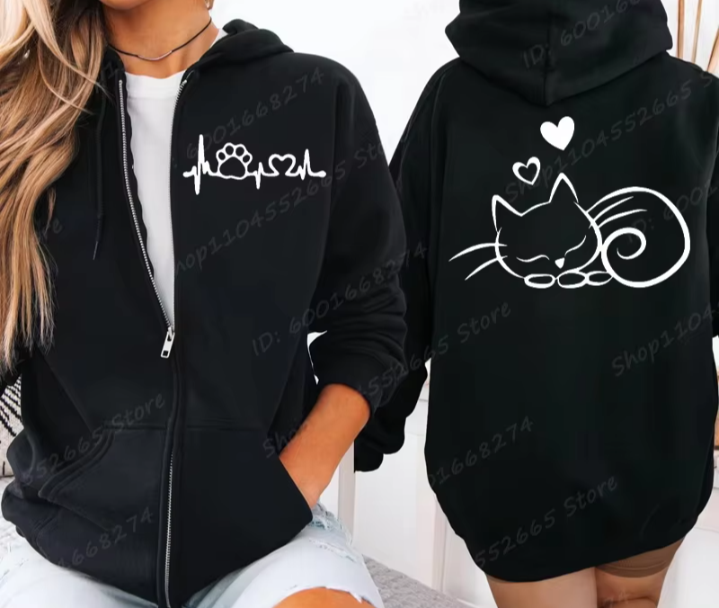 Women Zipper Hoodies